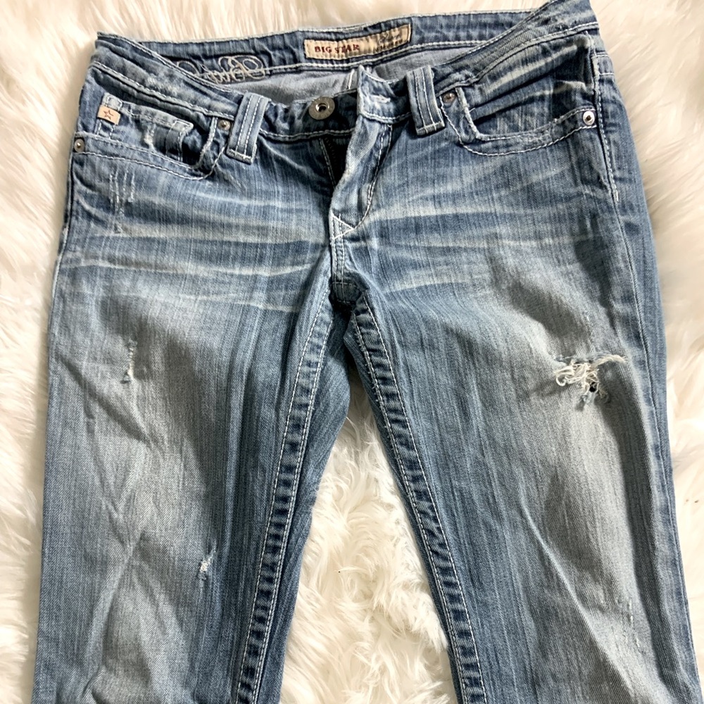 Big Star Low Rise Boot Cut Jeans
